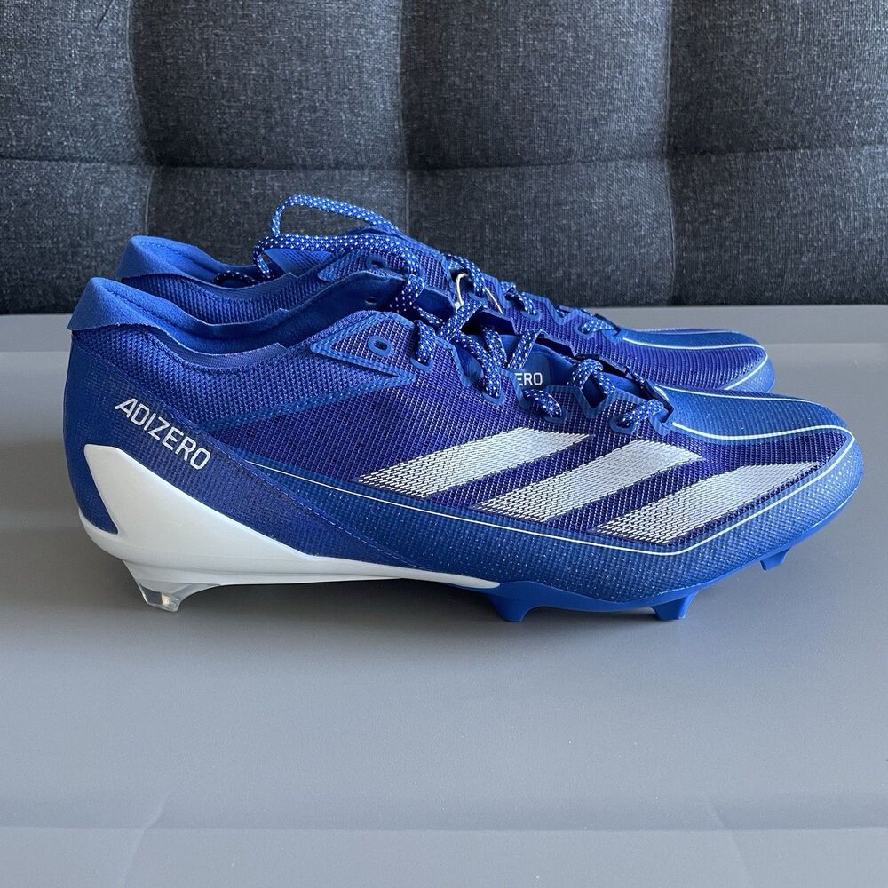 NWT Adidas ADIZERO ELECTRIC Football Cleats Royal Blue IH7449 Men’s Sz 12.5